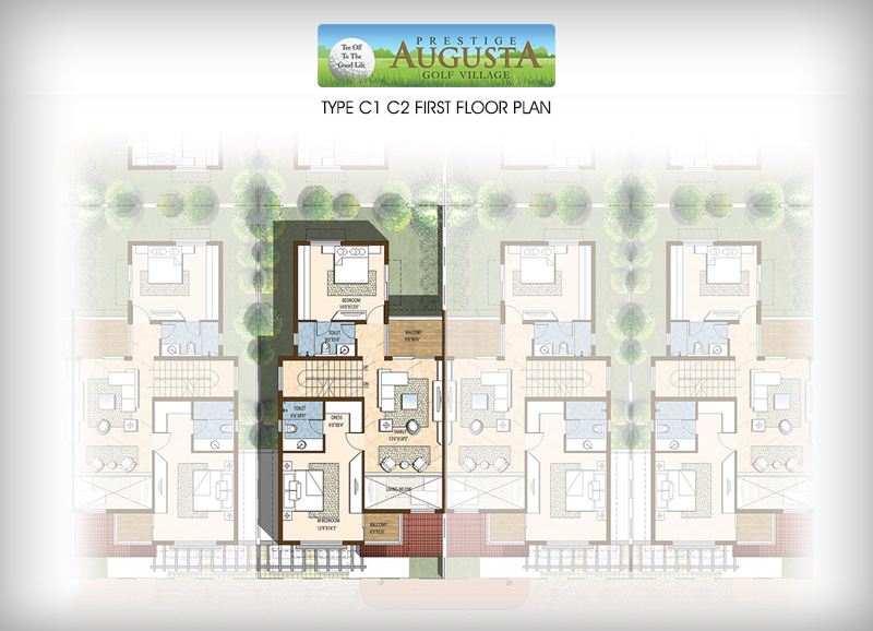 Prestige Augusta Golf Village Floor Plan