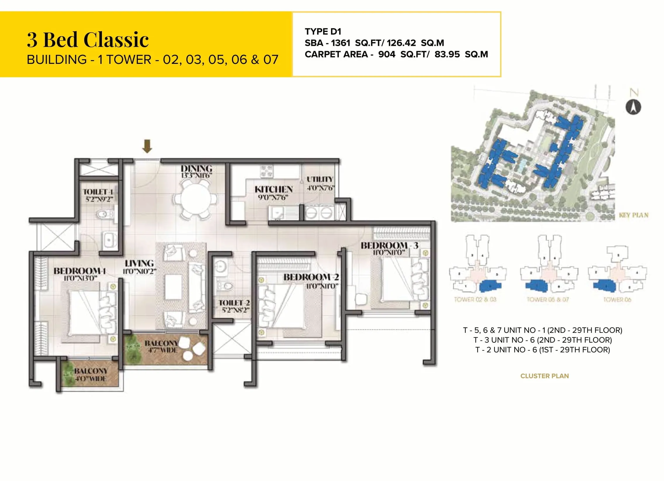 Prestige Avalon Park Floor Plan