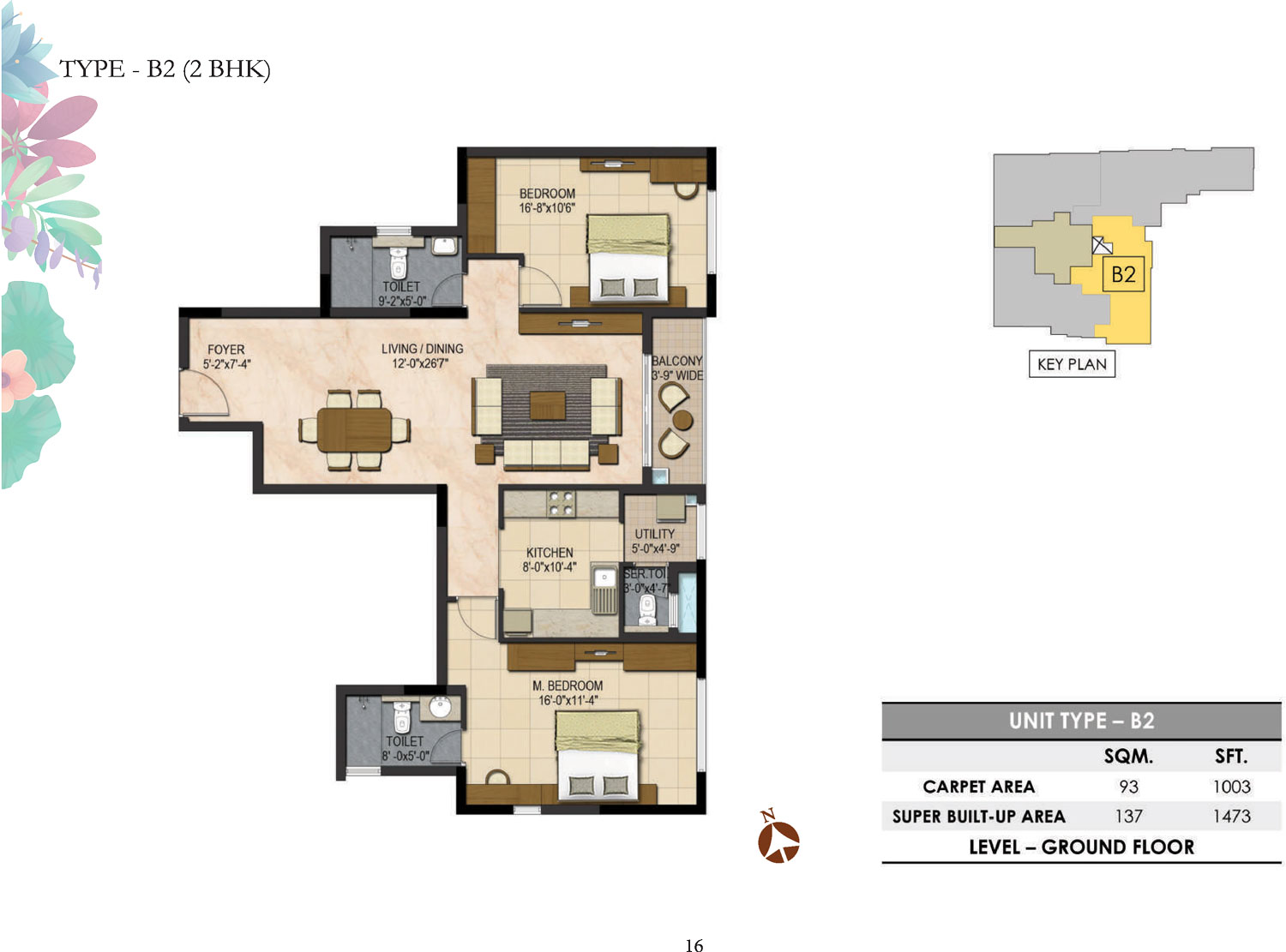 Prestige Botanique Floor Plan