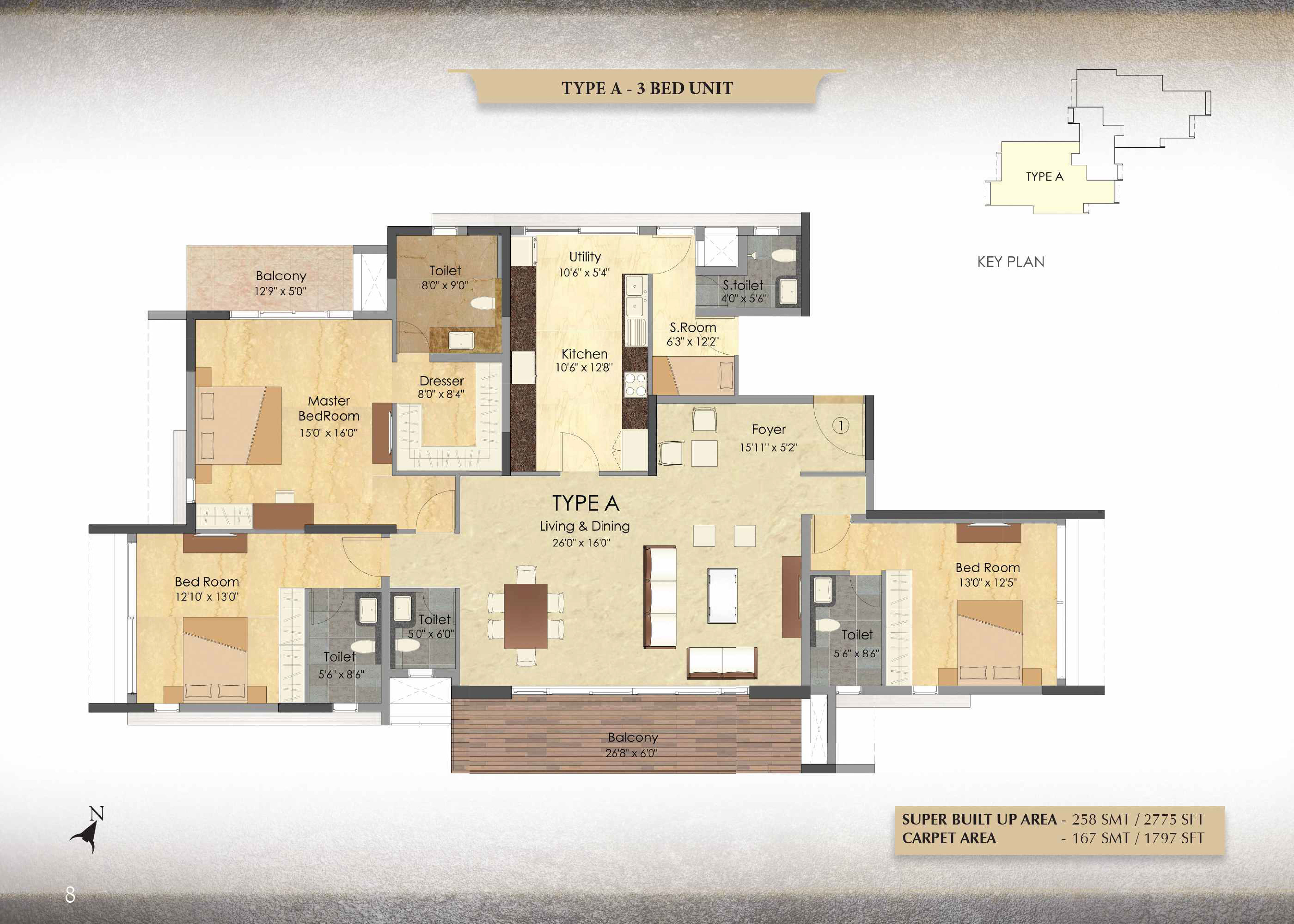 Prestige Deja Vu Floor Plan