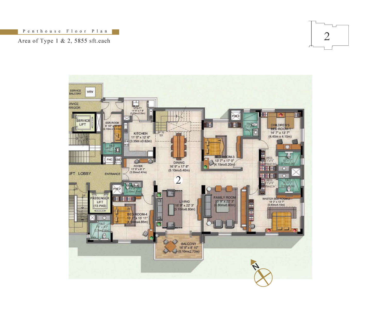 Prestige Edwardian Floor Plan