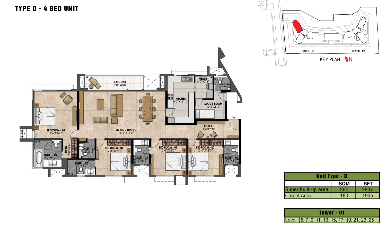 Prestige Fairfield Floor Plan