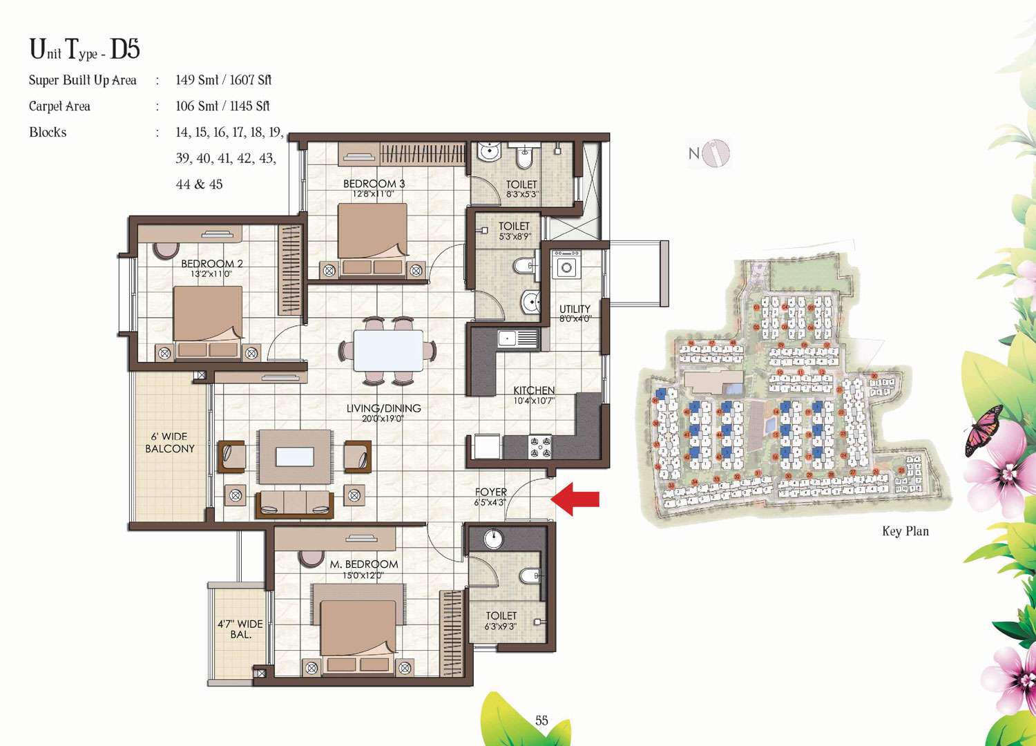 Prestige Kew Gardens Floor Plan