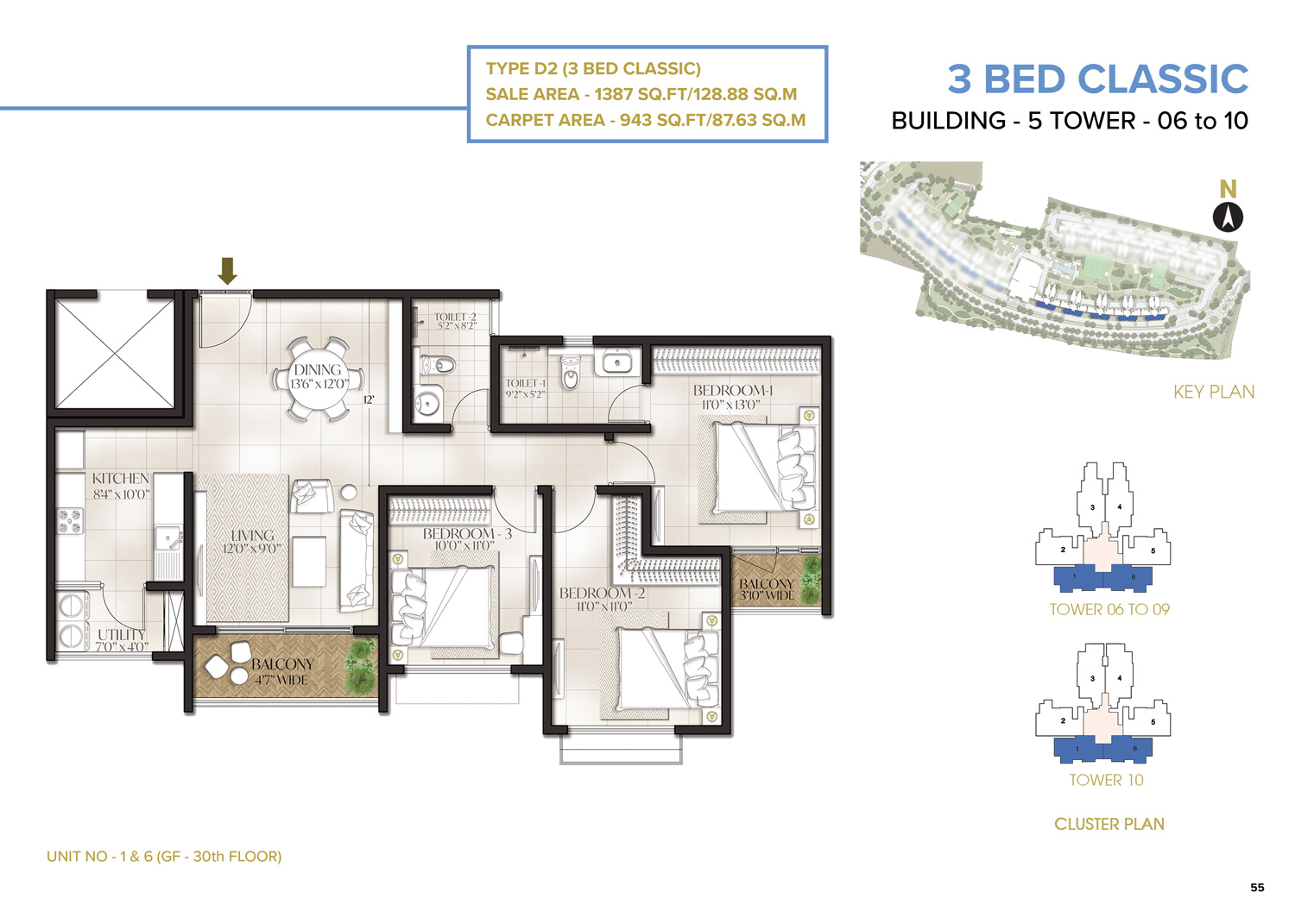 Prestige Meridian Park Floor Plan