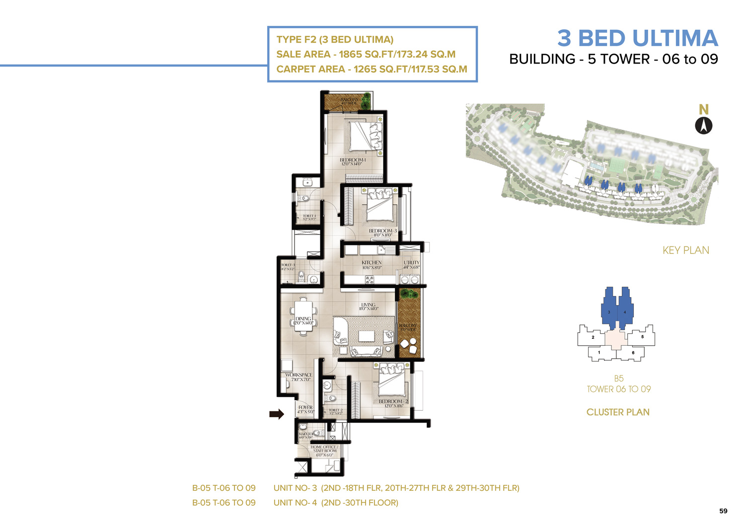 Prestige Meridian Park Floor Plan