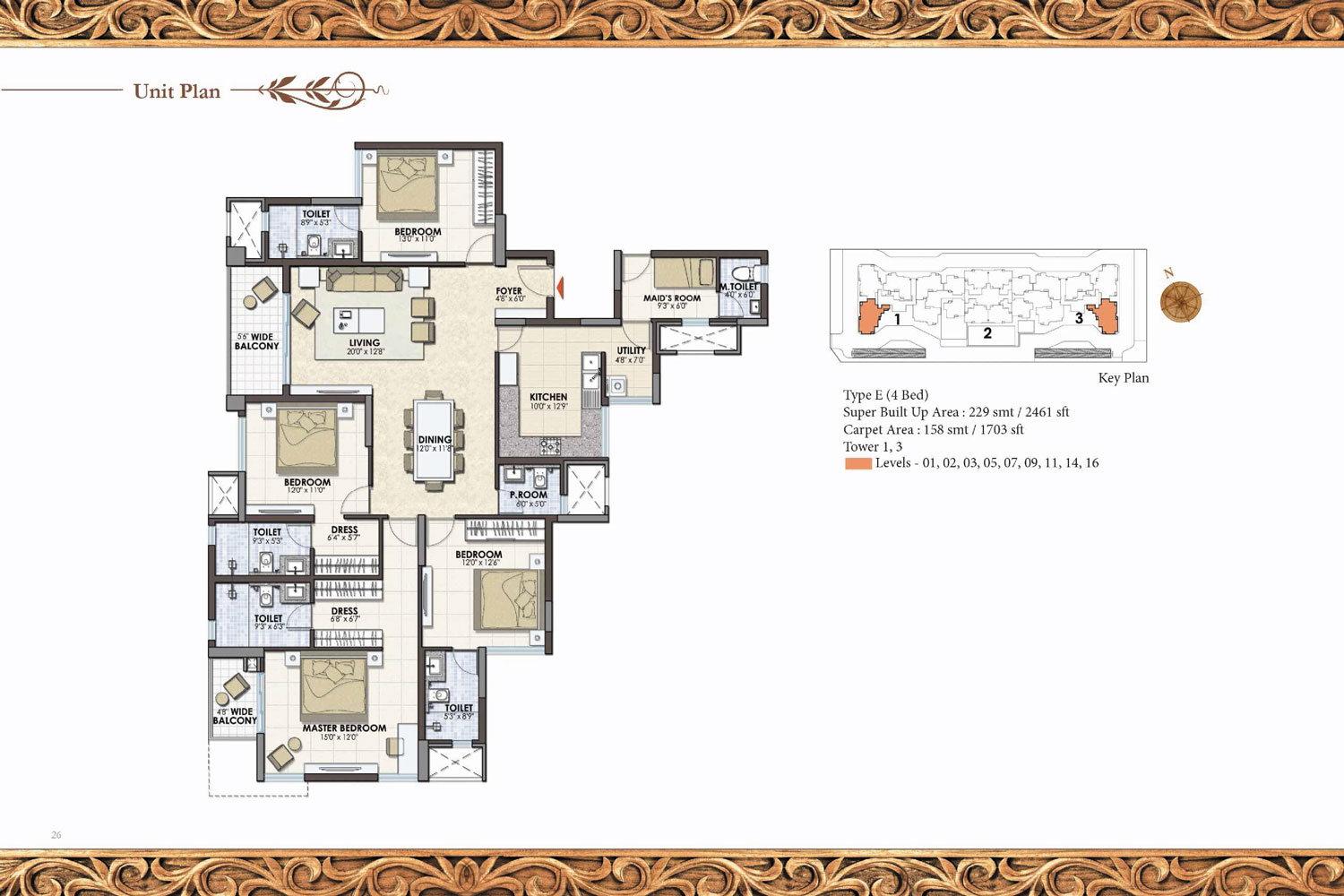 Prestige Pinewood Floor Plan