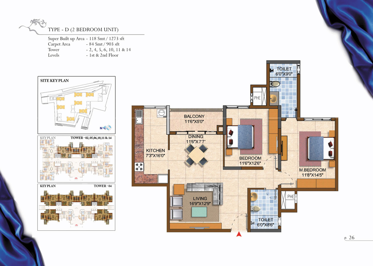 Prestige Royale Gardens Floor Plan