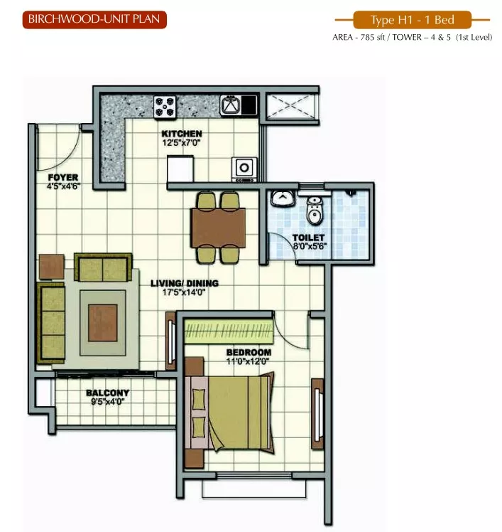 Prestige Sunrise Park Floor Plan