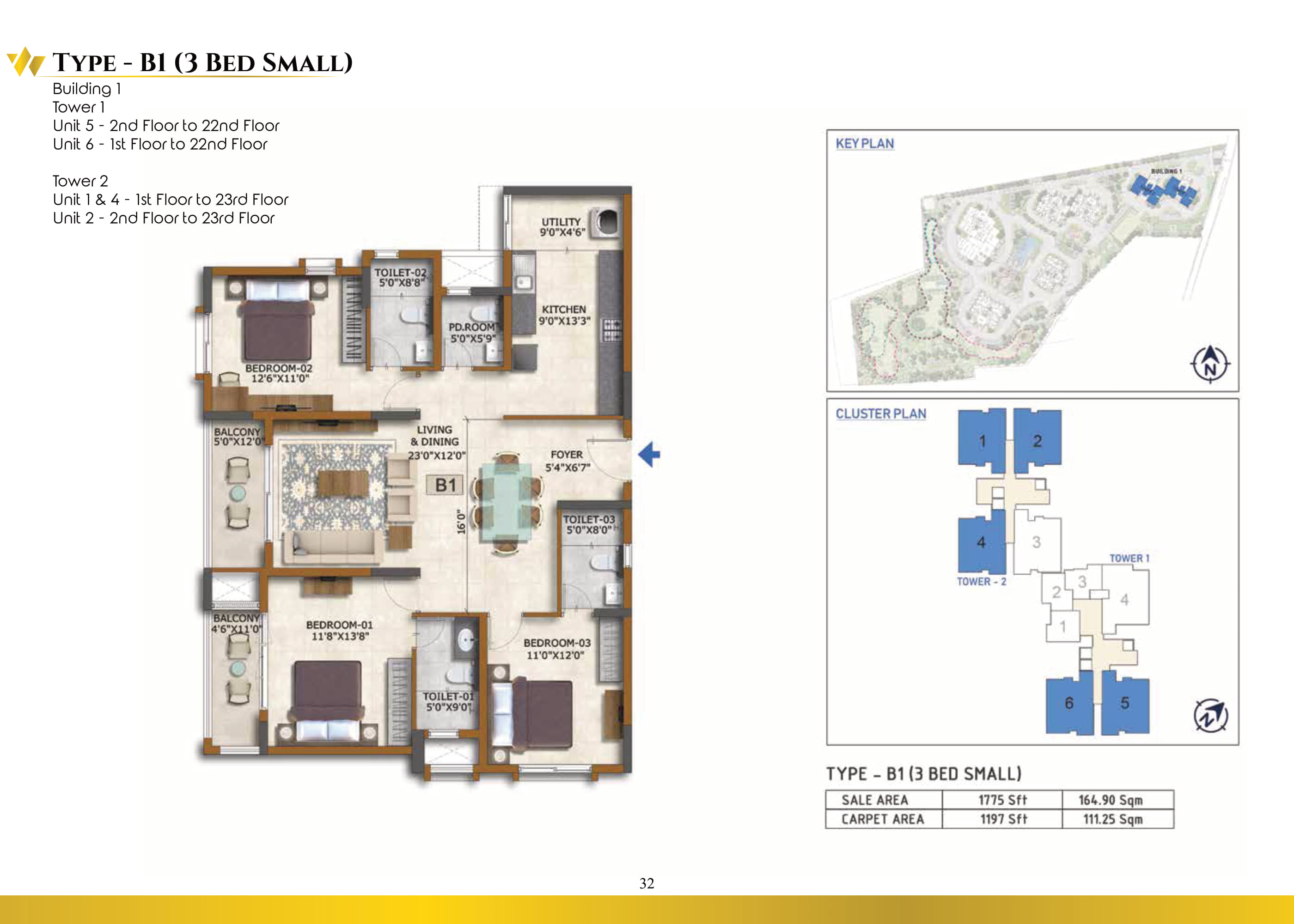 Prestige Waterford Floor Plan