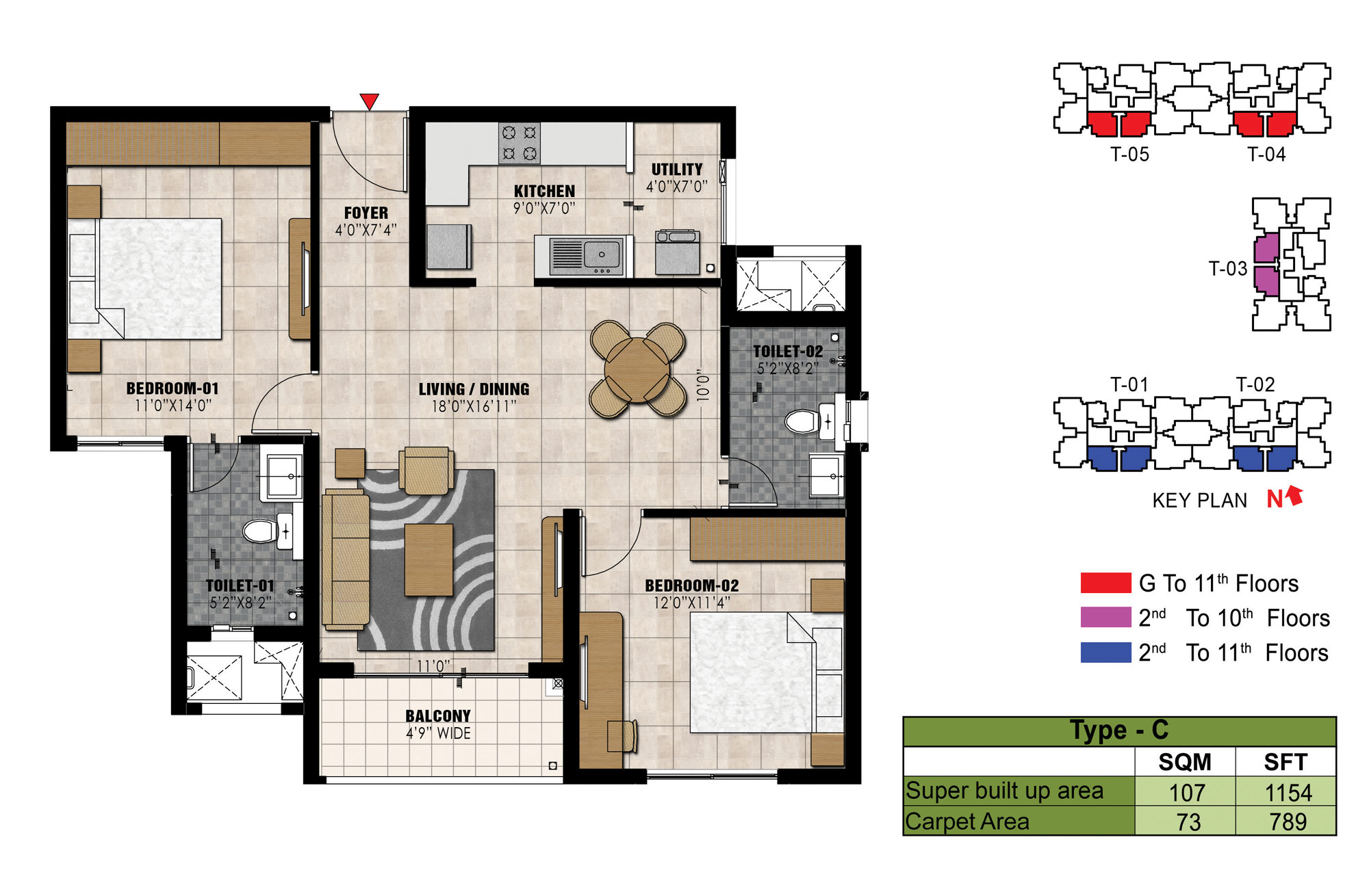 Prestige Willow Tree Floor Plan