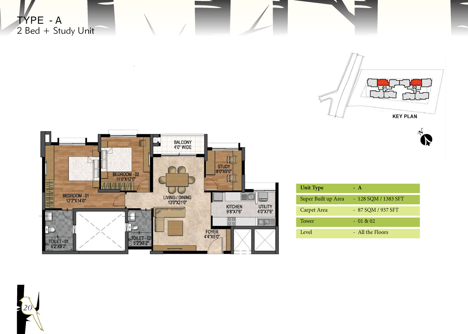 Prestige Woodland Park Floor Plan