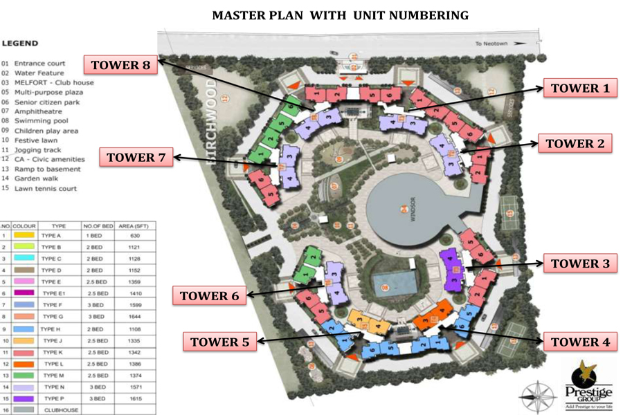 Prestige Sunrise Park Master Plan